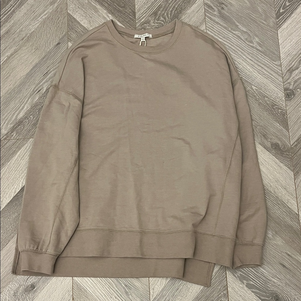 Z Supply Modern Crewneck Sweatshirt Retreat